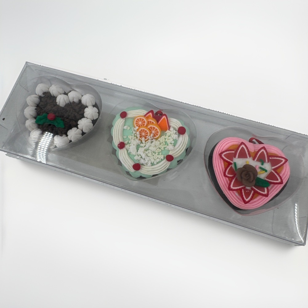 Kurt S. Adler Sweet Shoppe collection fake cake holiday ornaments Gift Tags NEW